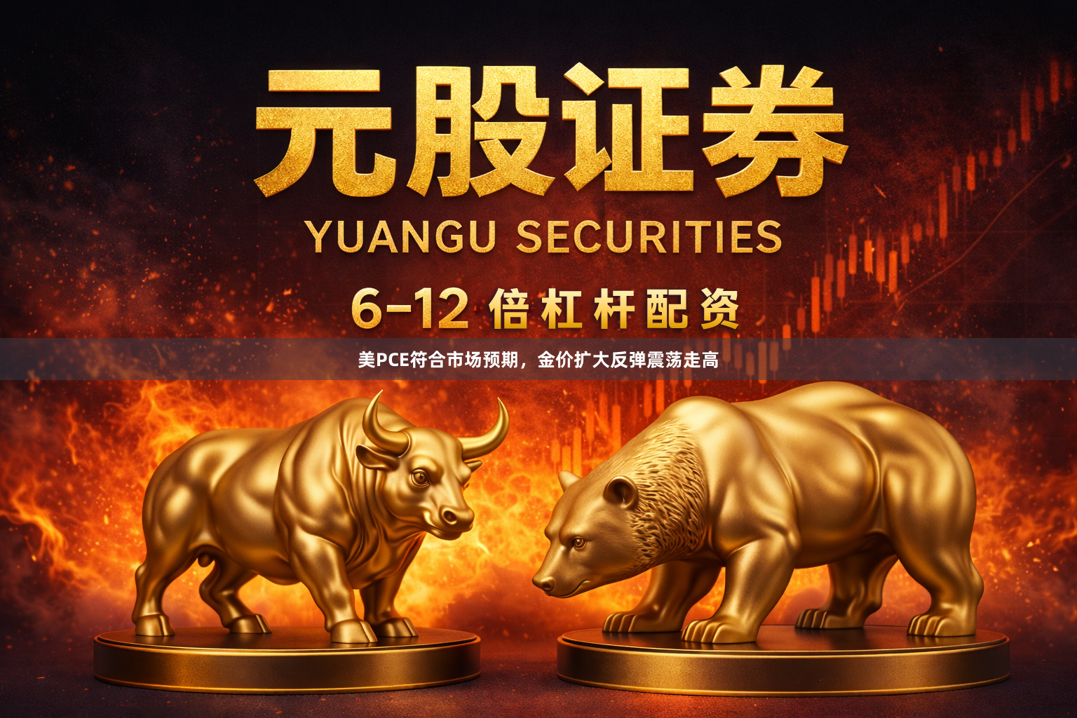 美PCE符合市场预期，金价扩大反弹震荡走高